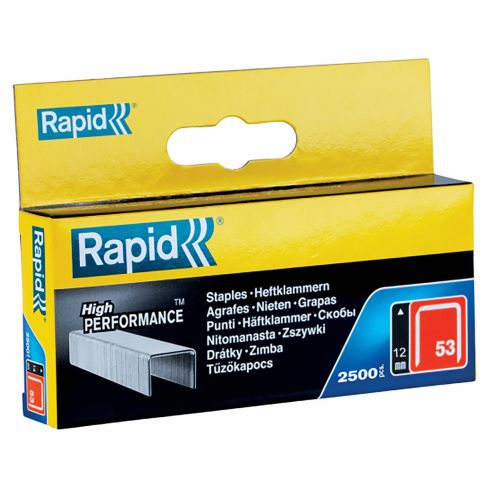 2500Pce 53 Series Finewire Staples by Rapid