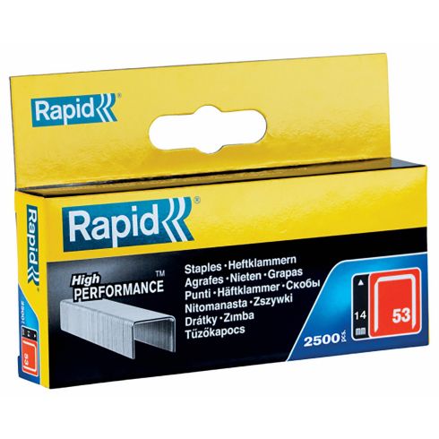 2500Pce 53 Series Finewire Staples by Rapid