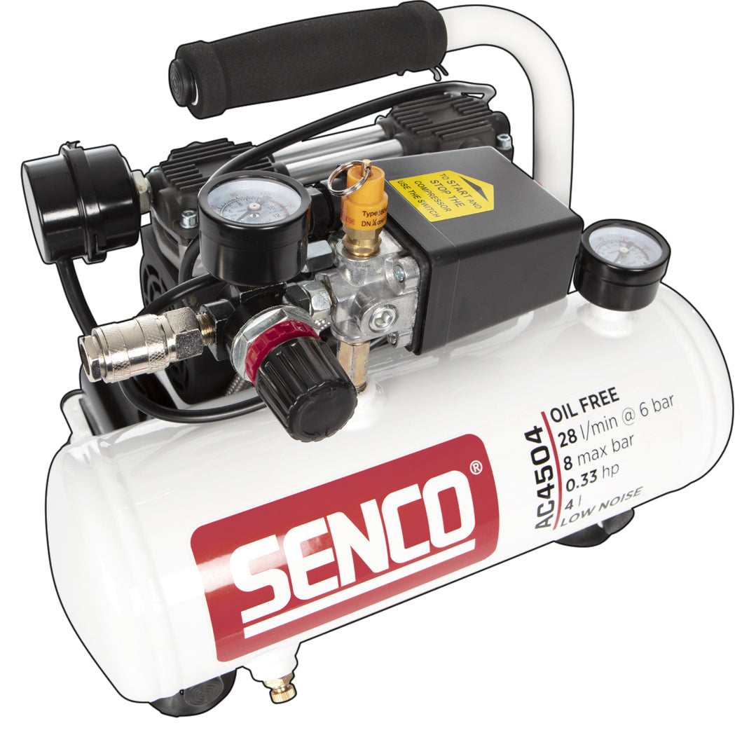 4L 0.33HP 240V Direct Drive Low Noise Air Compressor AC4504 by Senco
