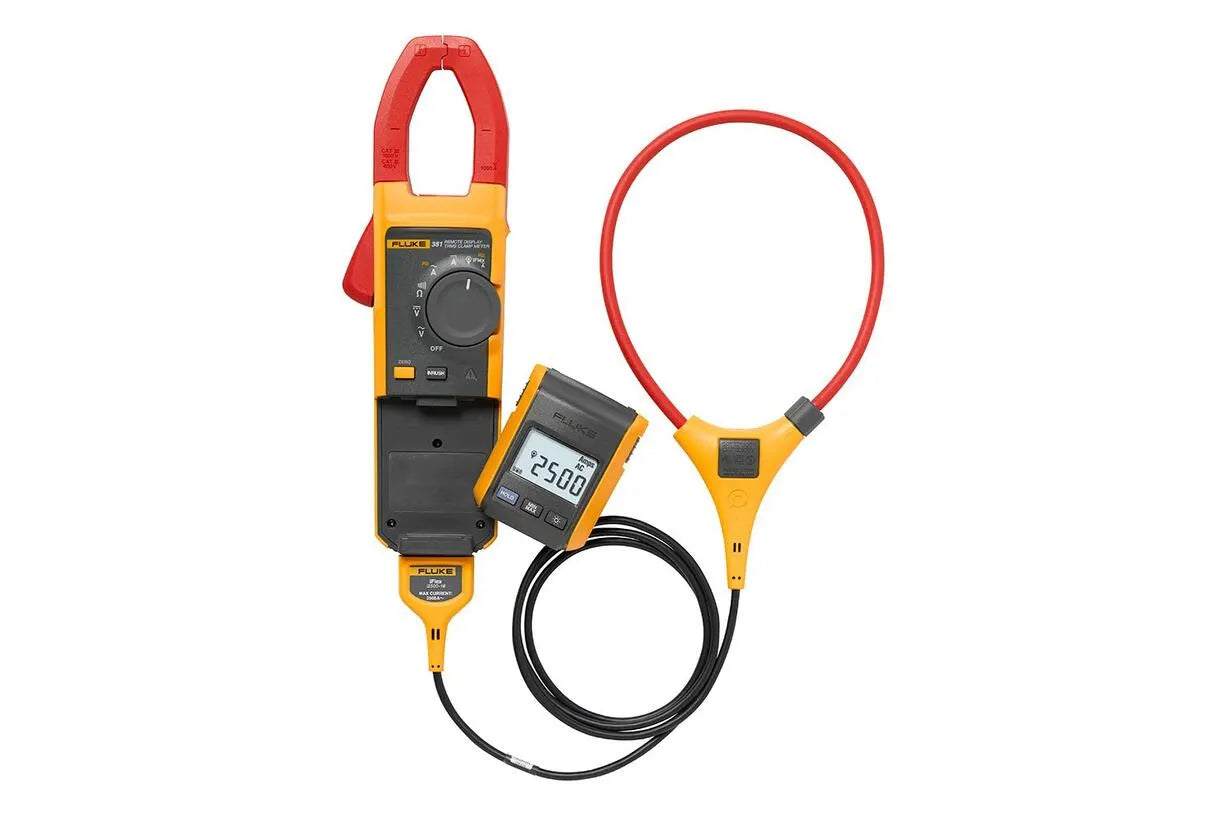 Fluke 381 Remote Display True RMS AC/DC Clamp Meter with iFlex® FLU381