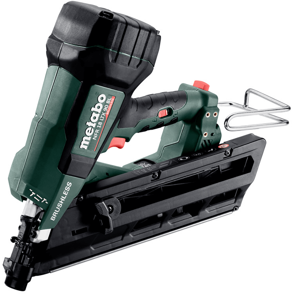 18V 5.5Ah Brushless Cordless Framing Nailer Kit - AU61209000 by Metabo