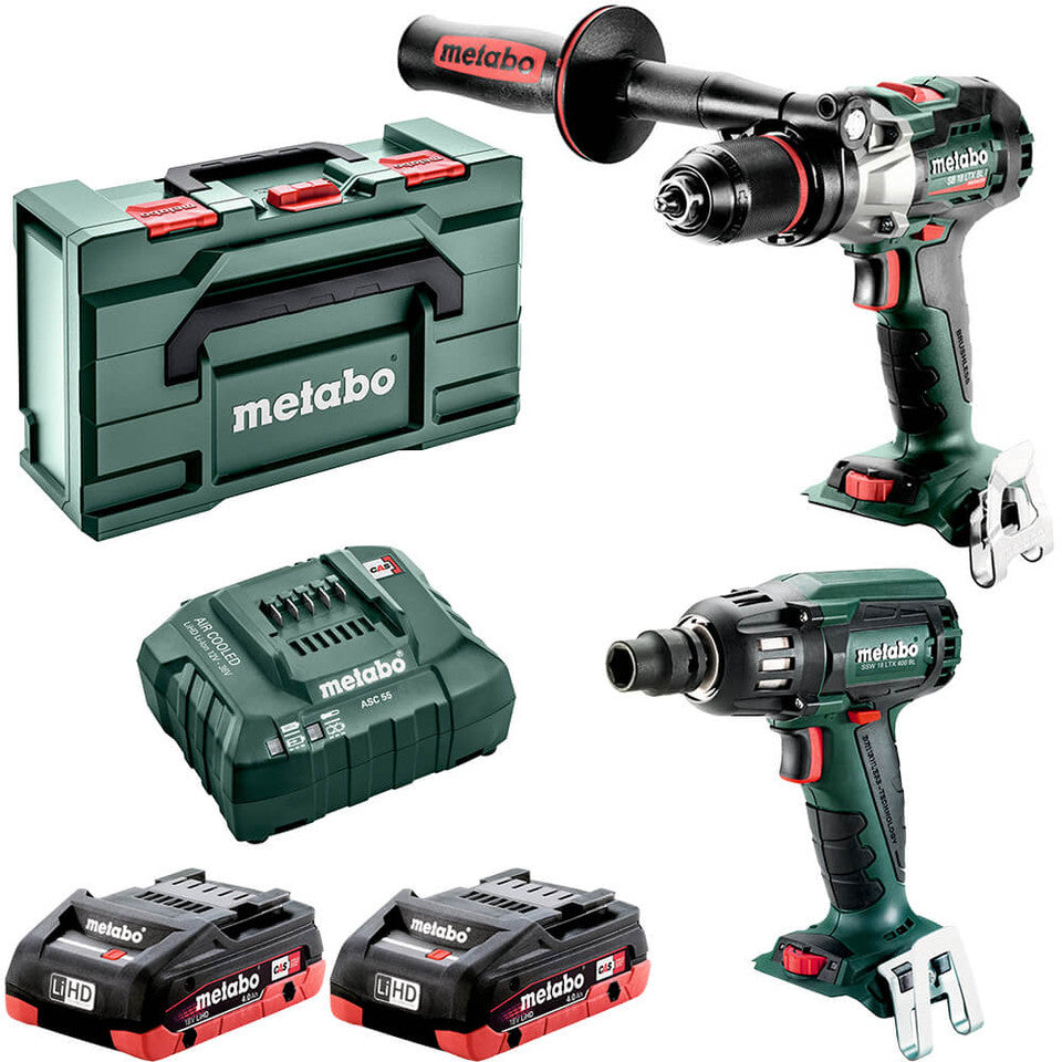 Metabo 18V 4.0Ah Brushless Cordless 2Pce Combo Kit AU68201840
