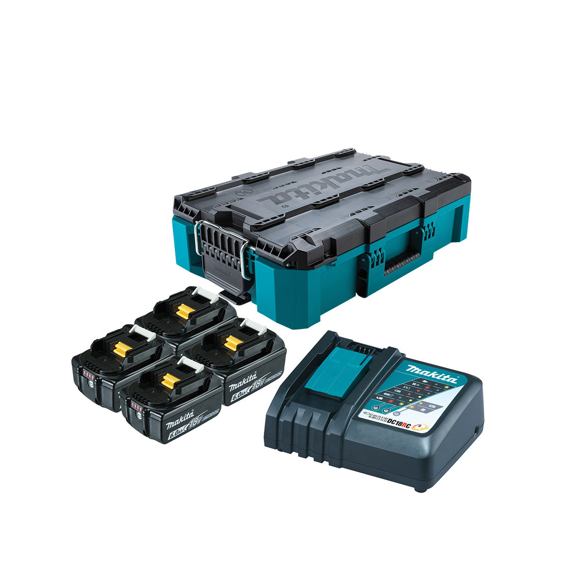 Makita 18V 6.0Ah Battery Kit in BONUS Maktrak Case B-90934