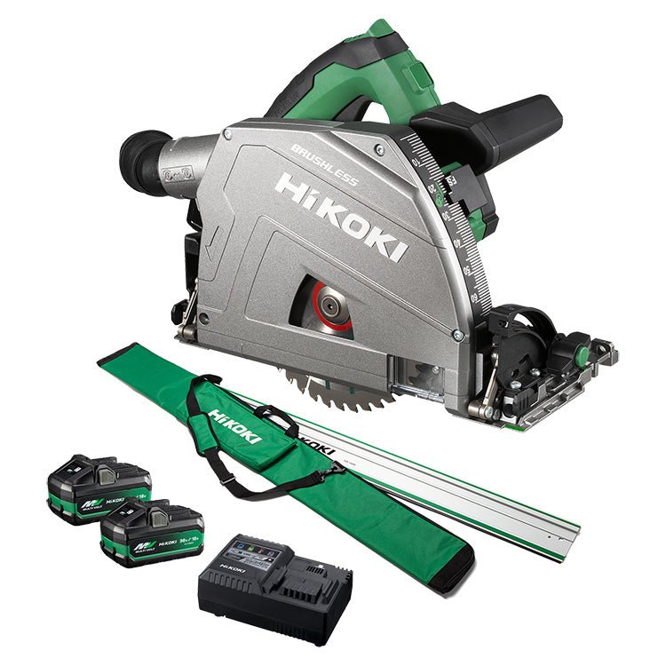 36V Brushless 165mm Plunge Cut Saw Kit C3606DPA(HRZ) by Hikoki