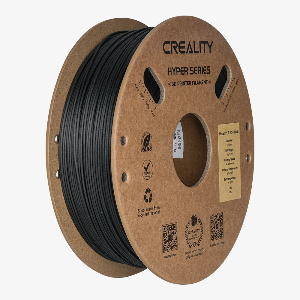 Creality Hyper PLA Carbon Fibre 3D Printing Filament 1.75mm 1kg