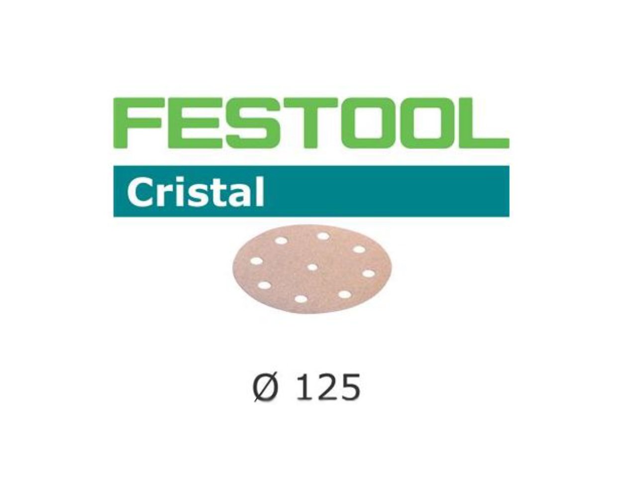 P60 Grit Cristal Abrasives 10Pce - 496002 by Festool