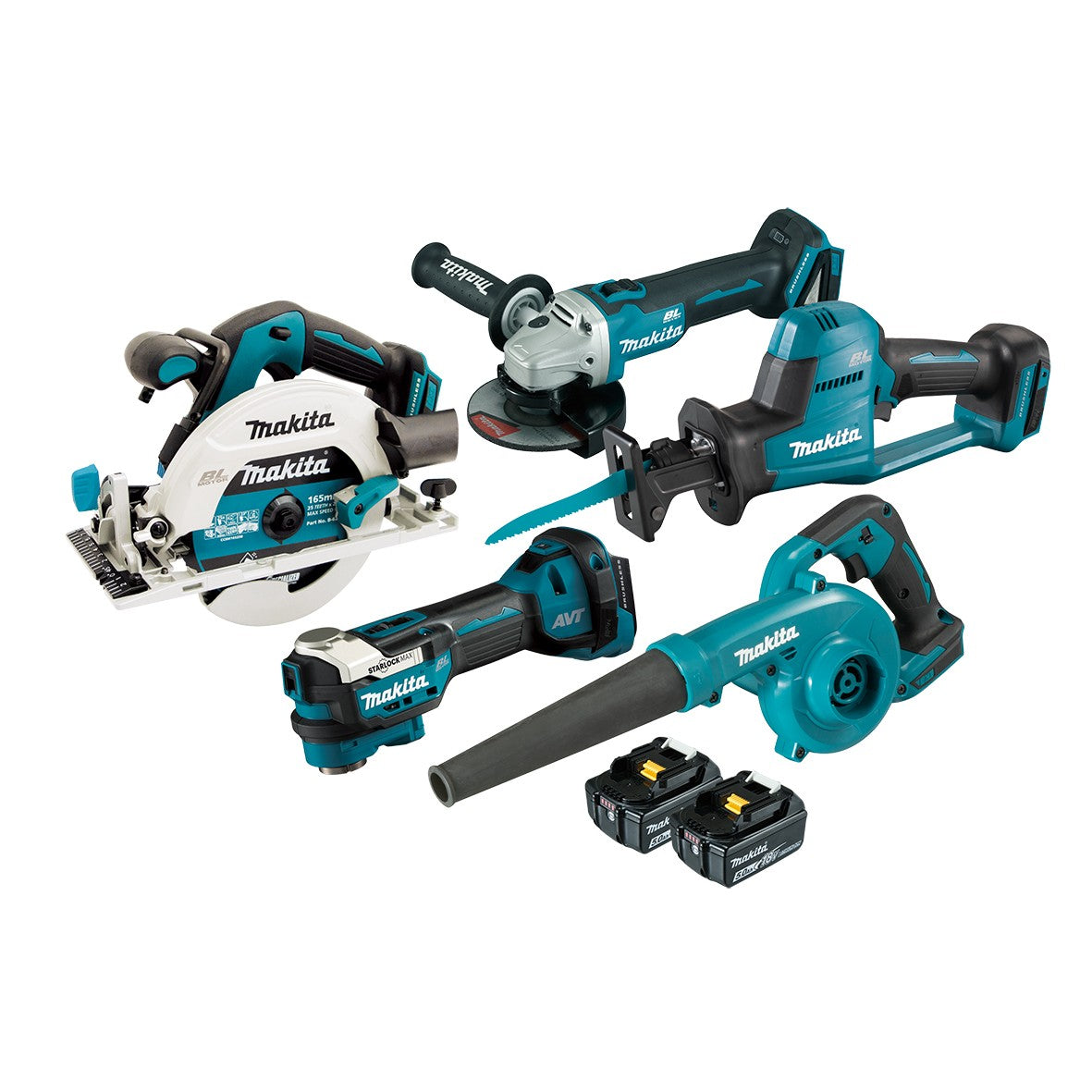 Makita 18V Brushless 5Pce Combo Kit DLX5097T