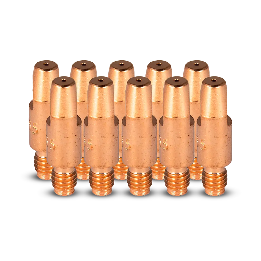 Unimig Contact Tips Aluminium Binzel Style M6 0.9Mm Qty 10 Pctal0009-09