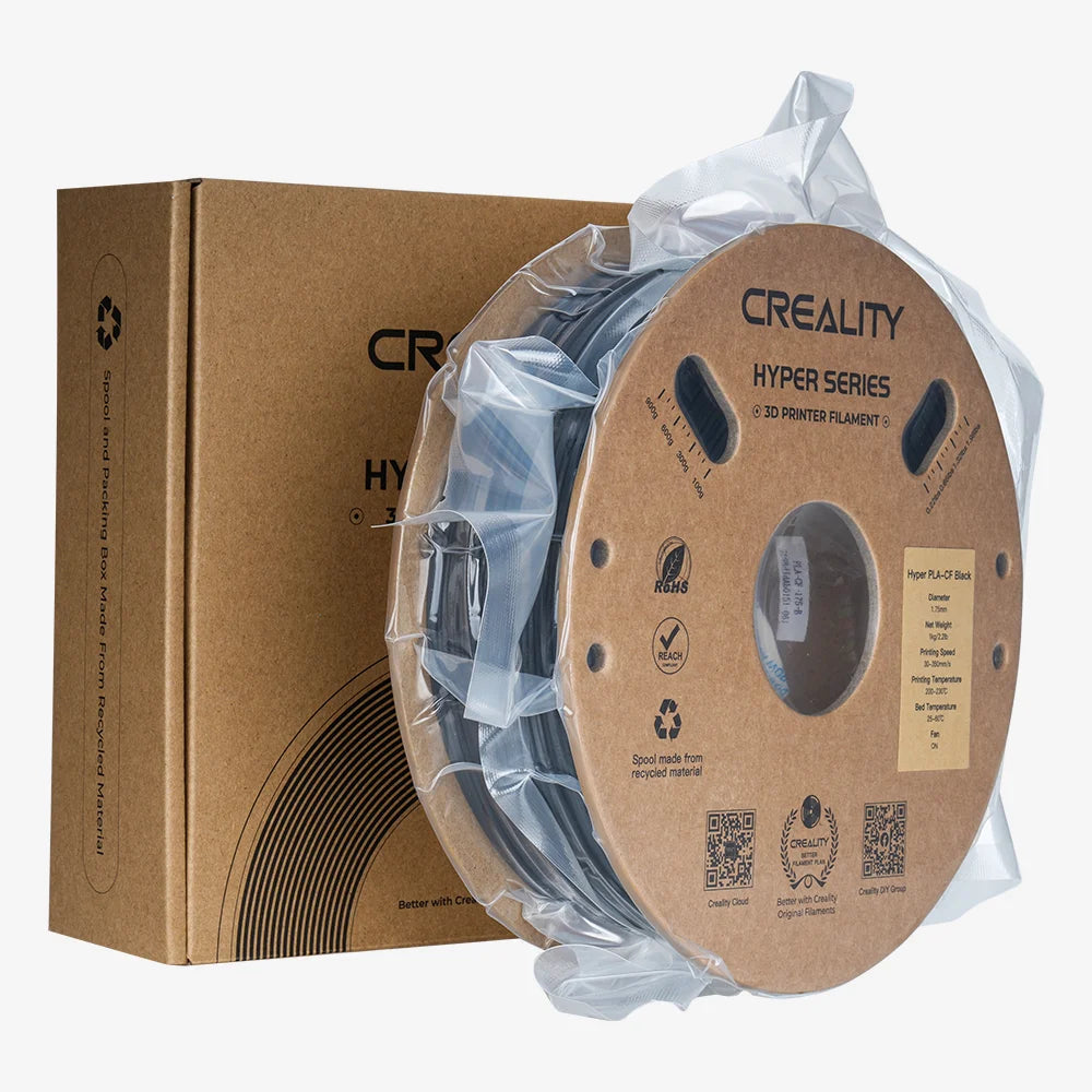 Creality Hyper PLA Carbon Fibre 3D Printing Filament 1.75mm 1kg