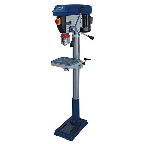 Pedestal Floor Drill Press, 3MT, 20mm CAP, 12 Speed, 360mm Swing, 750W 240V - TD1420F by ITM