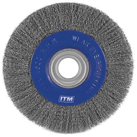 Steel Crimp Wire Wheel Brush by ITM