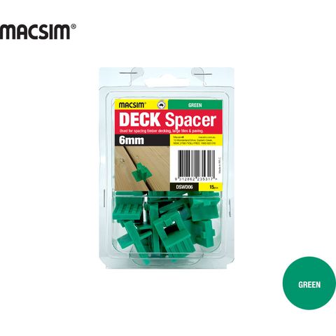 Deck Spacer For Wood Decks 15Pce by Macsim