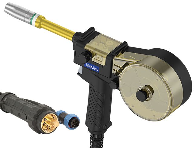 Weldclass Spool Gun - BZL25 Series - 8m Euro Connection with 9-Pin Plug WC-06203