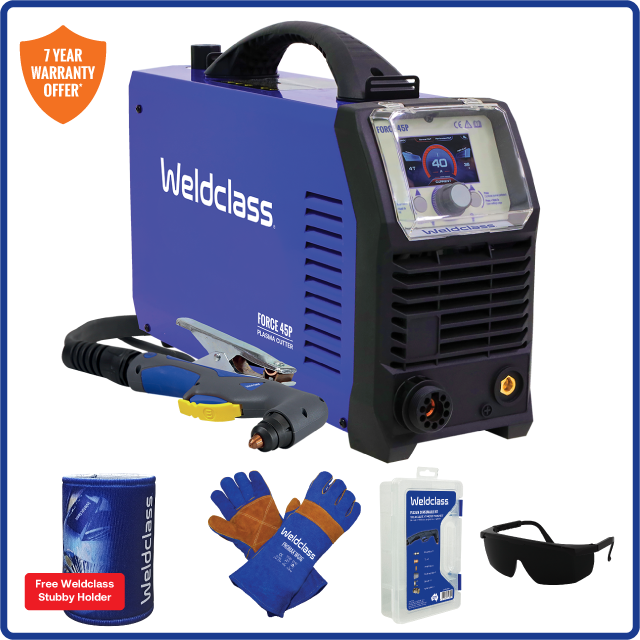 *Limited Edition* Plasma Cutter FORCE 45P Combo Kit WC-45PC01 by Weldclass