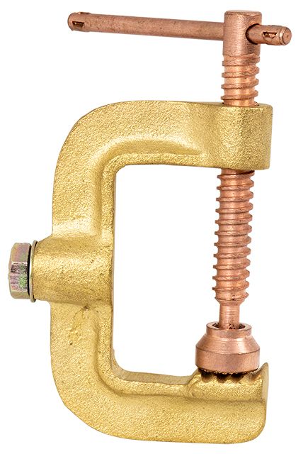 Earth Clamp Platinum Brass G-Style 400 Amp WC-06467 by Weldclass