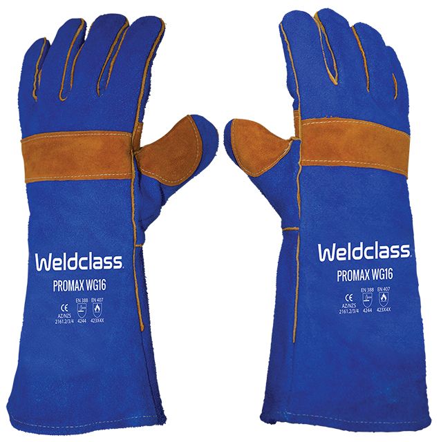Welding Gloves PROMAX BLUE by Weldclass