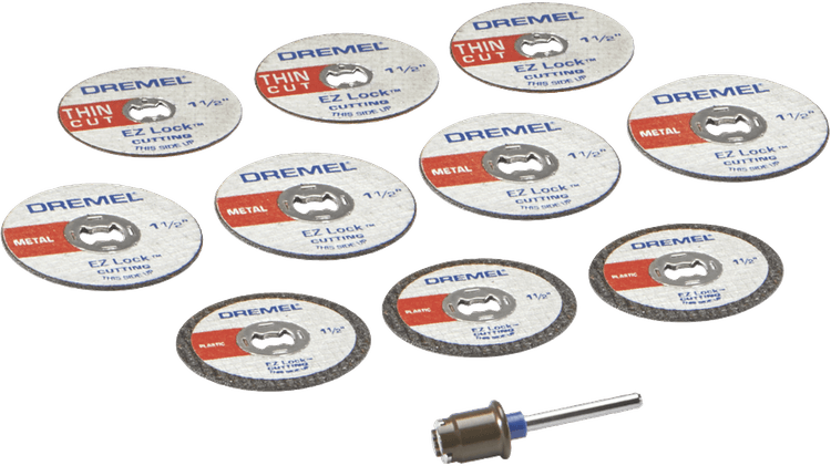 Dremel EZ728-01 11Pce EZ Lock™ Cutting Rotary Accessories Micro Kit 2615E728AA