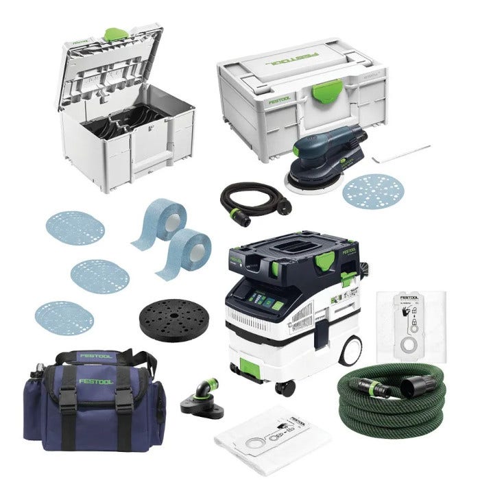 *Limited Edition - Available until 31/3/25* Festool ETS EC 150mm Brushless Random Orbital 5mm Sander Set F29021