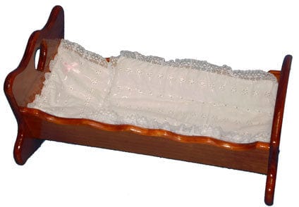 Dolls Rocking Cradle, Wooden Toy Plan & Pattern