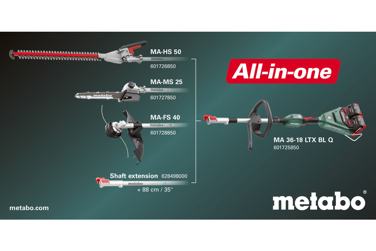 18V x2 (36V) Brushless Powerhead - 601725850 by Metabo