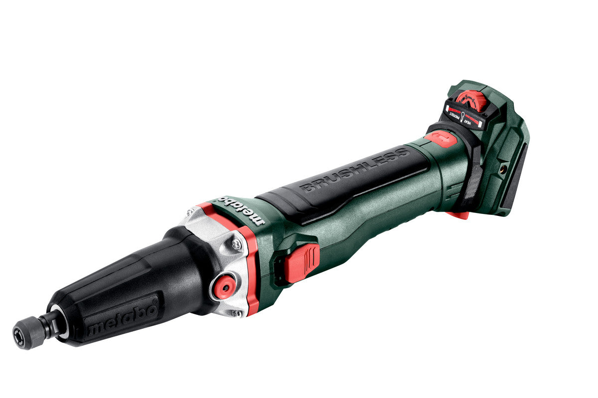 18V Brushless High Torque Die Grinder with Variable Speed (1500-7000rpm), Spindle Lock & Brake - 600829850 by Metabo