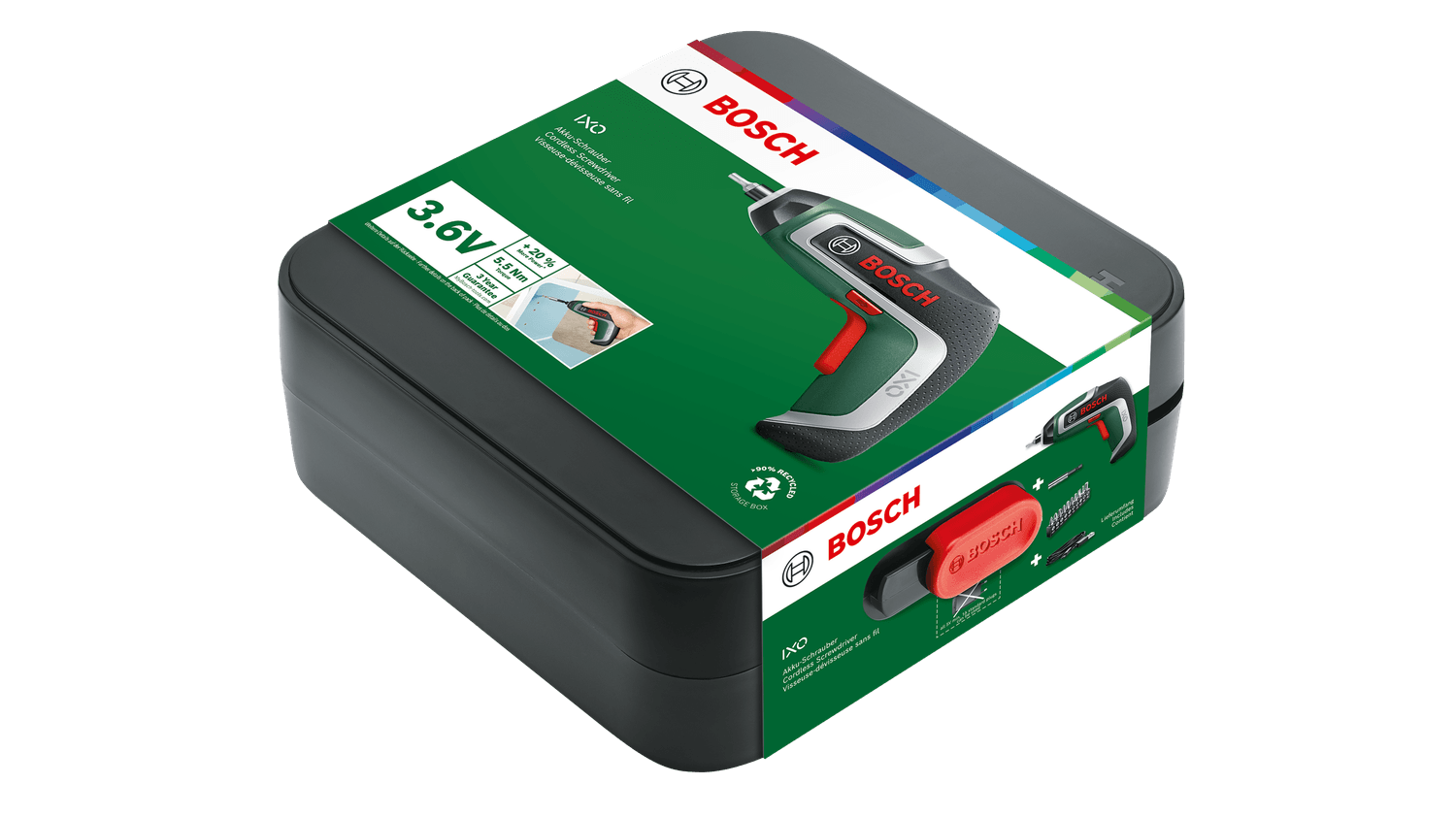 Bosch 3.6V Cordless Screwdriver Basic IXO 7 (06039E0050)