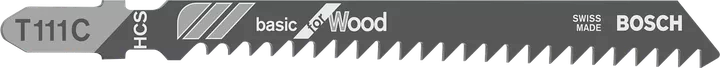 5Pce Basic Wood Cut Jigsaw Blades T111C by Bosch