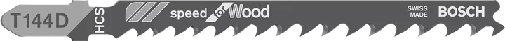 5Pce Wood Jigsaw Blades T144D by Bosch