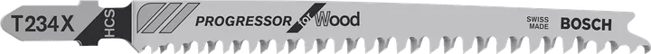 5Pce Wood Cut Jigsaw Blades T234X by Bosch