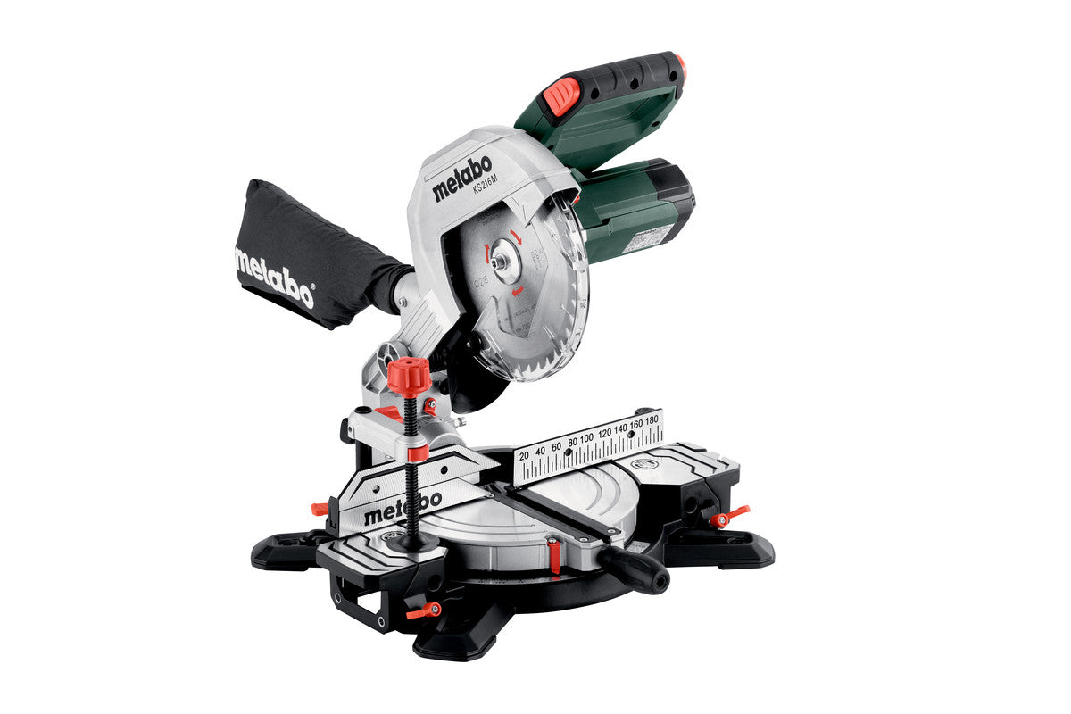 Metabo 216mm Compound Mitre Saw With Laser KS216M 610216190