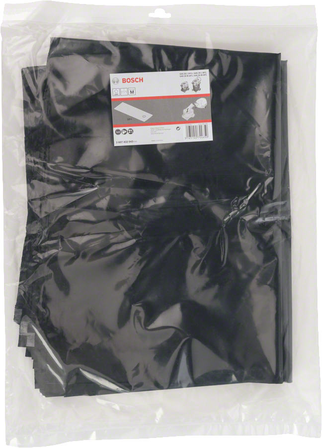 10Pce Disposal Bag 2607432043 by Bosch