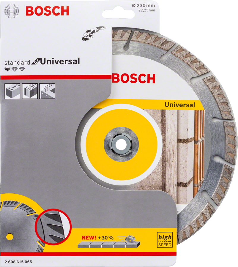 Bosch 230mm x 22.23mm PRO Multi Material Diamond Disc 2608615065