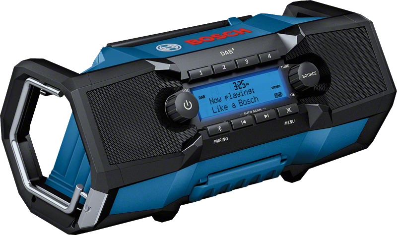 18V Bluetooth & DAB Worksite Radio Bare (Tool Only) GPB 18V-2 SC (06014A3140) by Bosch