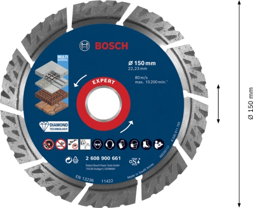 EXPERT Multi-Material Discs - 2608900661 by Bosch