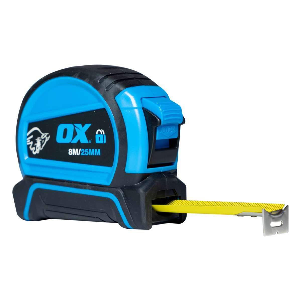 Double Locking Tape Measure 8m - OX-T505208 by OX