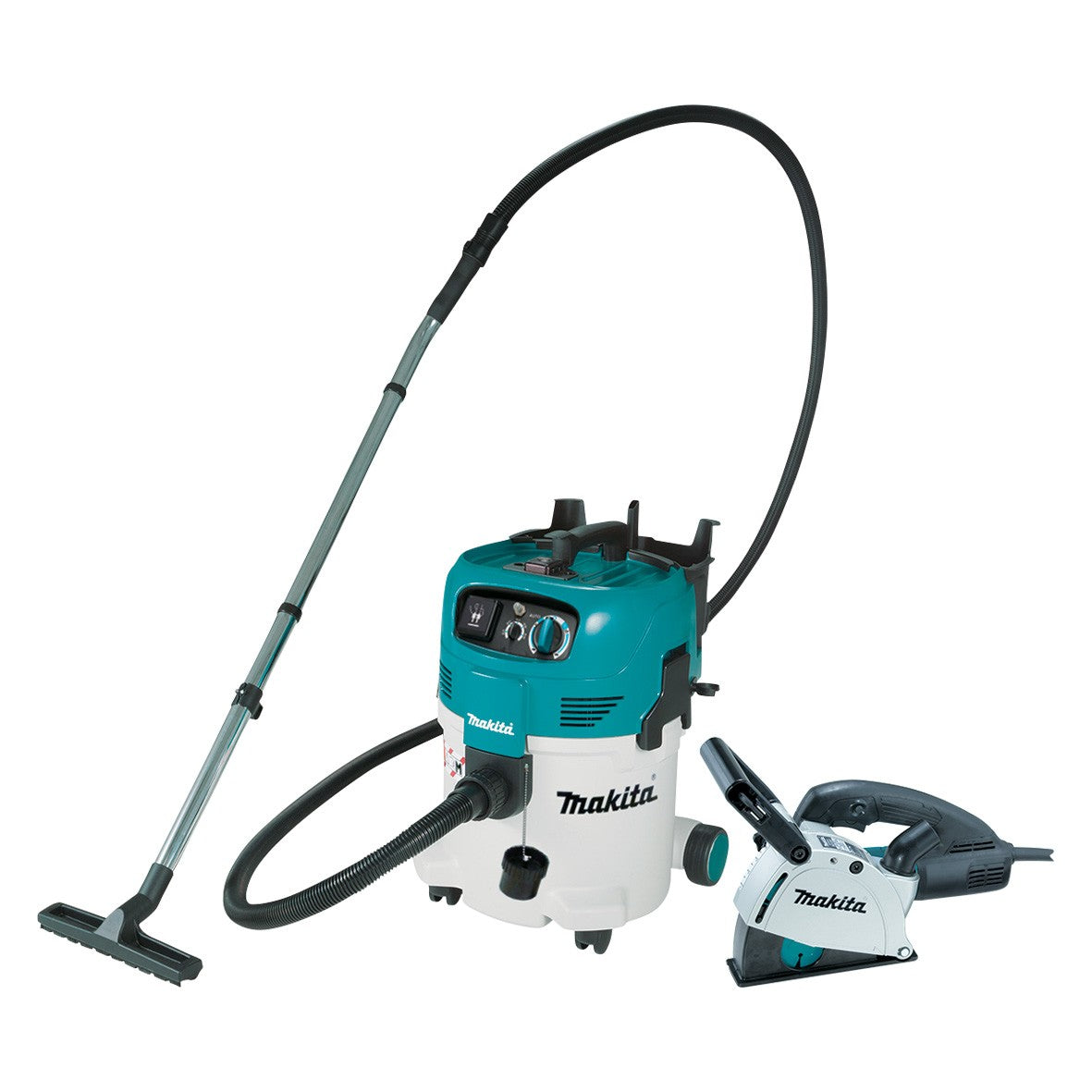 125mm (5") 1400W Wall Chaser + 30L Wet/Dry M-Class Vacuum Combo SG1251J-VC30MX1 by Makita