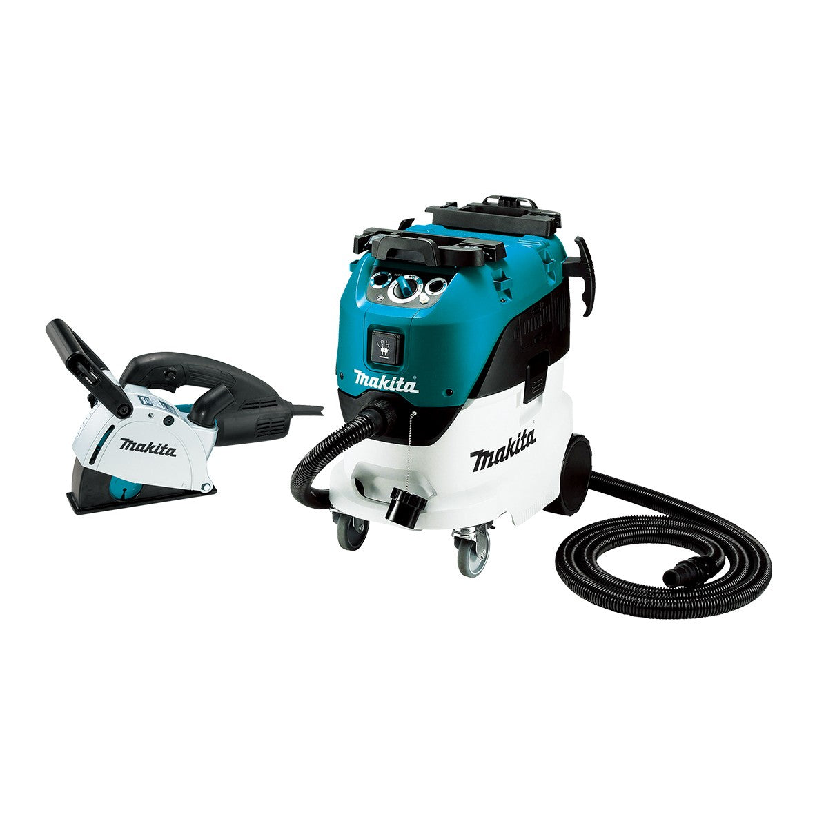 125mm (5") 1400W Wall Chaser + 42L Wet/Dry M-Class Vacuum Combo SG1251J-VC42MX2 by Makita