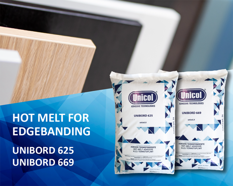 Unicol UNIBORD 625 Translucent EVA Hot Melt Edgebanding Adhesive Pellets – 4kg & 20kg- Suits 10-30m / Min. Edgebanding Speeds