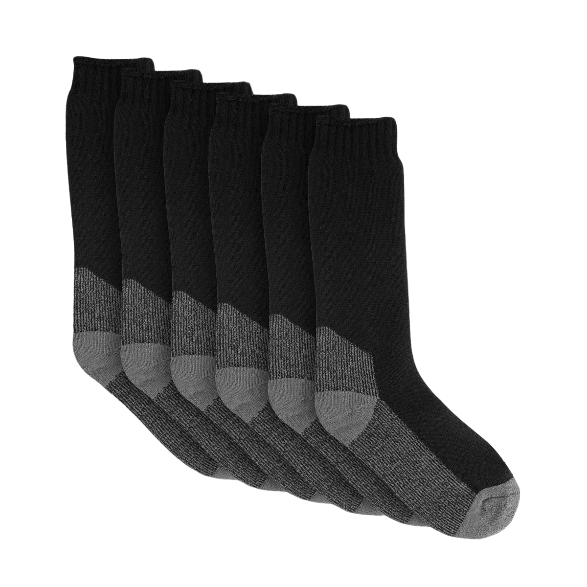 3 Pair Premium Cotton Socks Black by Moondyne