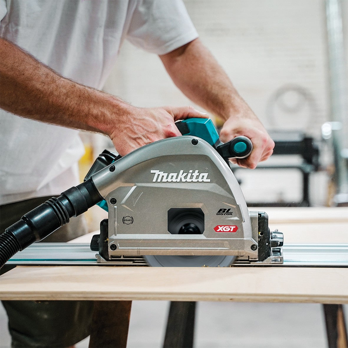 40V Max Brushless AWS 165mm (6-1/2") Plunge Cut Saw Bare (Tool Only) SP001GZ03 by Makita