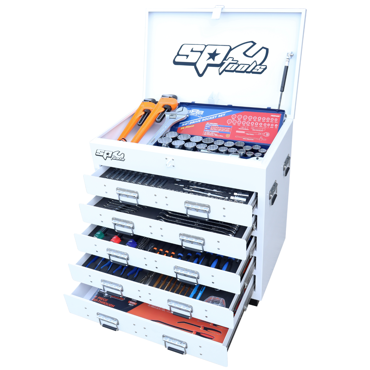 SP Tools Off Road Series 417Pce 5 Drawer Metric/SAE Tool Kit SP50211