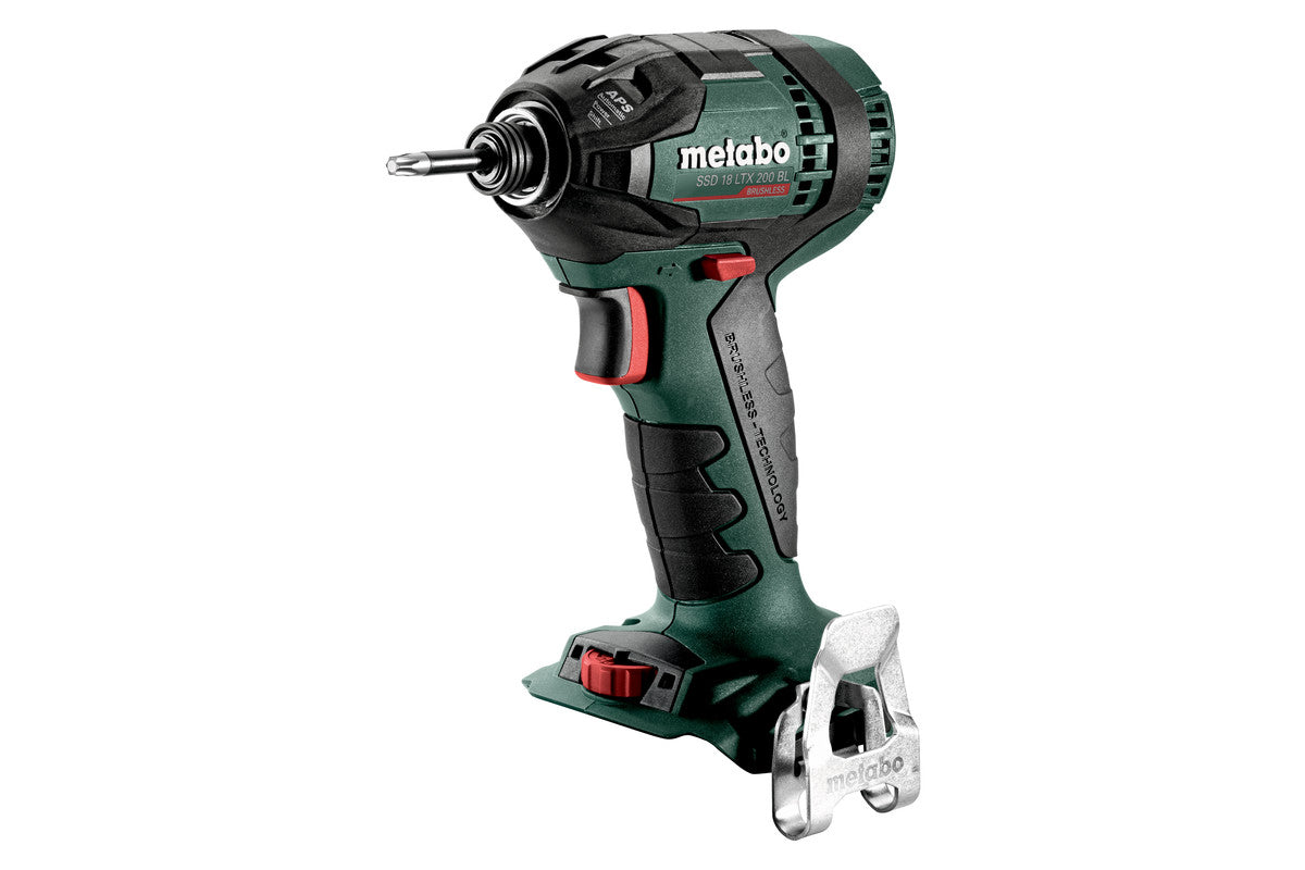 Metabo 18V 1/4" Cordless Impact Driver Bare (Tool Only) SSD 18 LTX 200 BL (602396890)