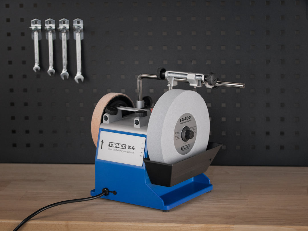 *Limited Edition* Tormek T-4 Water Cooled Tool Sharpening System with Bonus SE-77 & SQ-90 Jigs