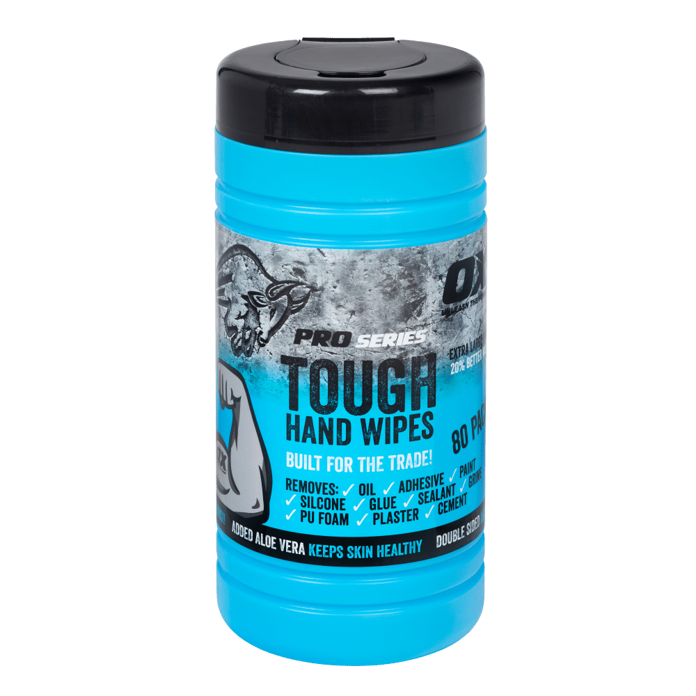 Ox Pro Tough Cleaning Hand Wipes (Pack of 80) OX-P350580