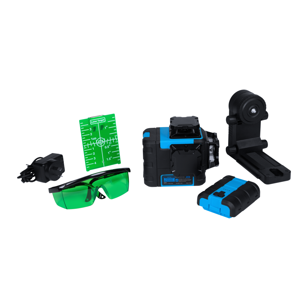 OX Pro 3 Axis Green Laser Level – 45m Range OX-P634903