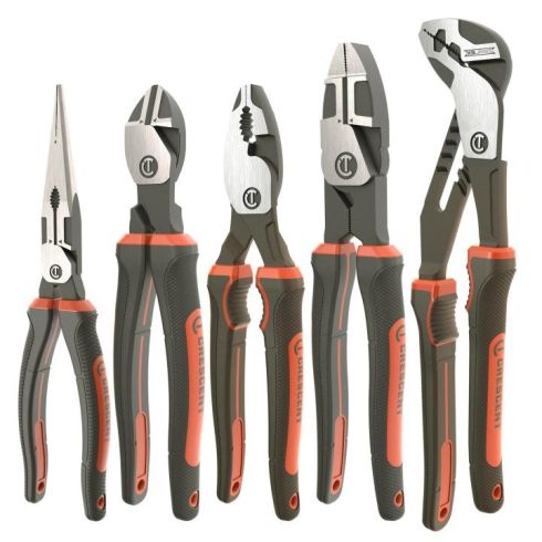 Plier Set 5 Piece Z2 Dual Material - Z2SET5CG by Crescent