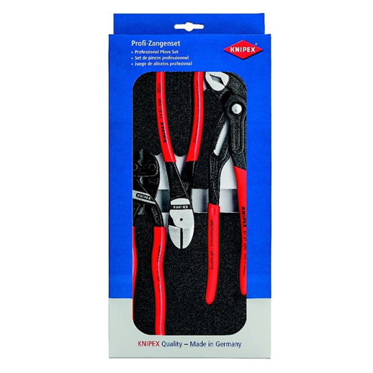 3Pce Professional Plier Set 002001S05 by Knipex