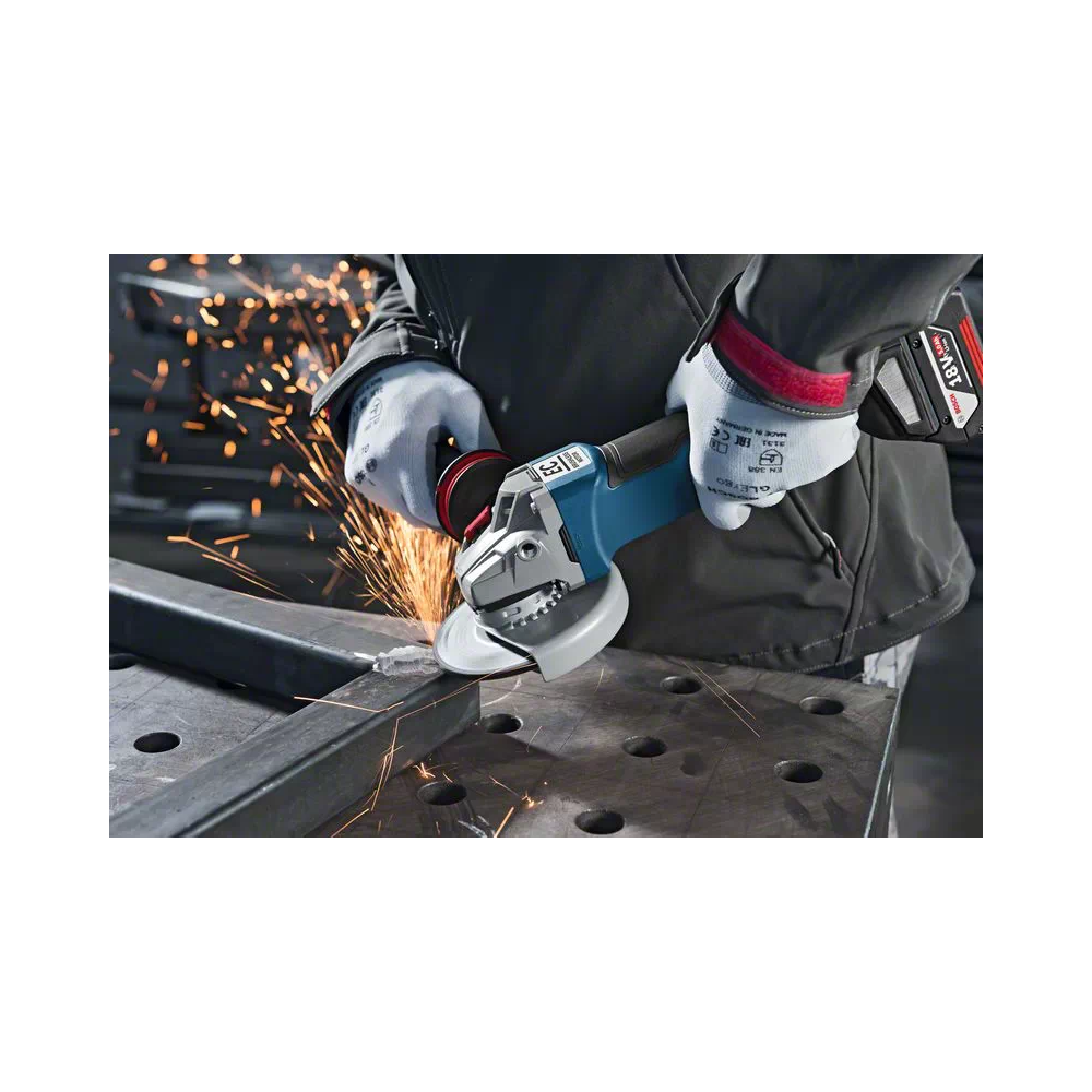 125mm 18V Angle Grinder Bare (Tool Only) GWS18V-10PC (06019G3E0A) by Bosch
