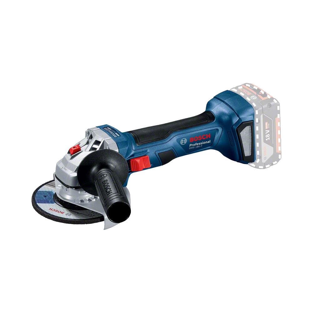 18V 125mm Angle Grinder Bare (Tool Only) GWS18V-7 (06019H9001) by Bosch
