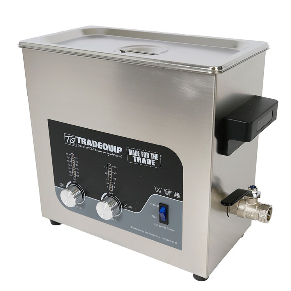 6L Ultrasonic Parts Washer 1036T by TradeQuip Professional